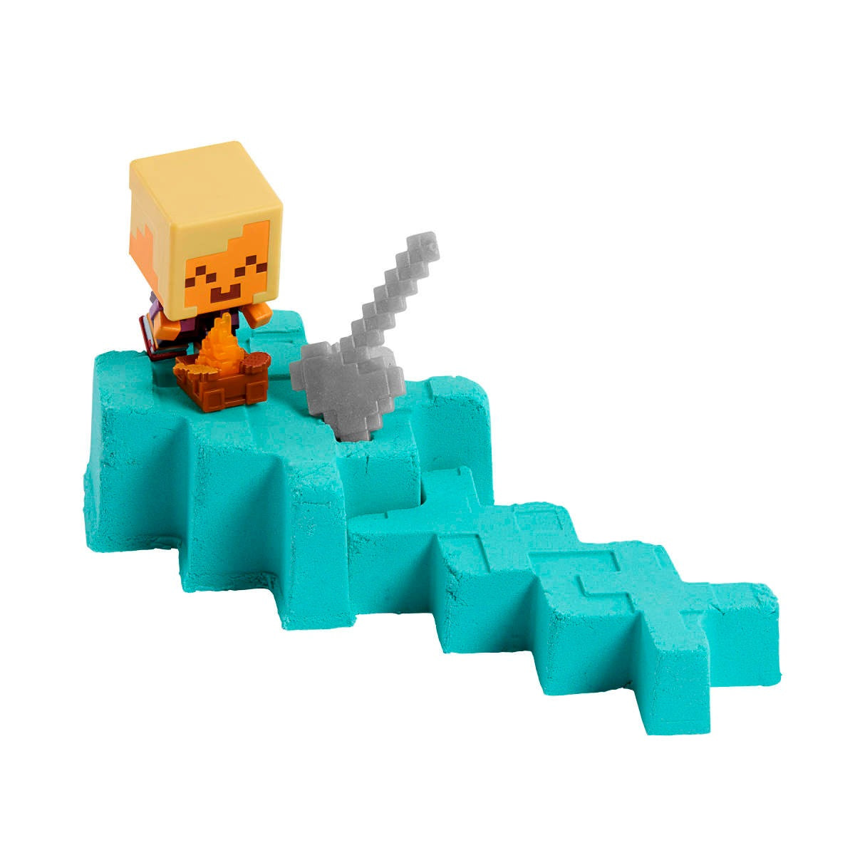 Figura De Accion Minecraft Vanilla Mini Mining - Amarillo